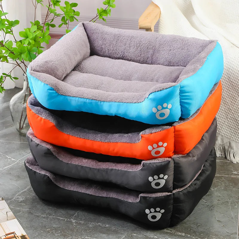Soft Breathable Dog Bed Waterproof Non-Slip Cushion for Small Medium Large Pets - Machine Washable Puppy Sofa Mat Ditzy Petunia