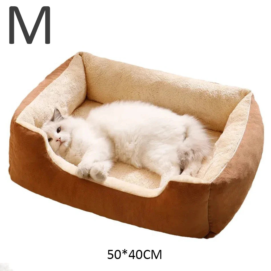 Soft Plush Cat Bed – Breathable, Lightweight &amp; Cozy Sleeping Mat
