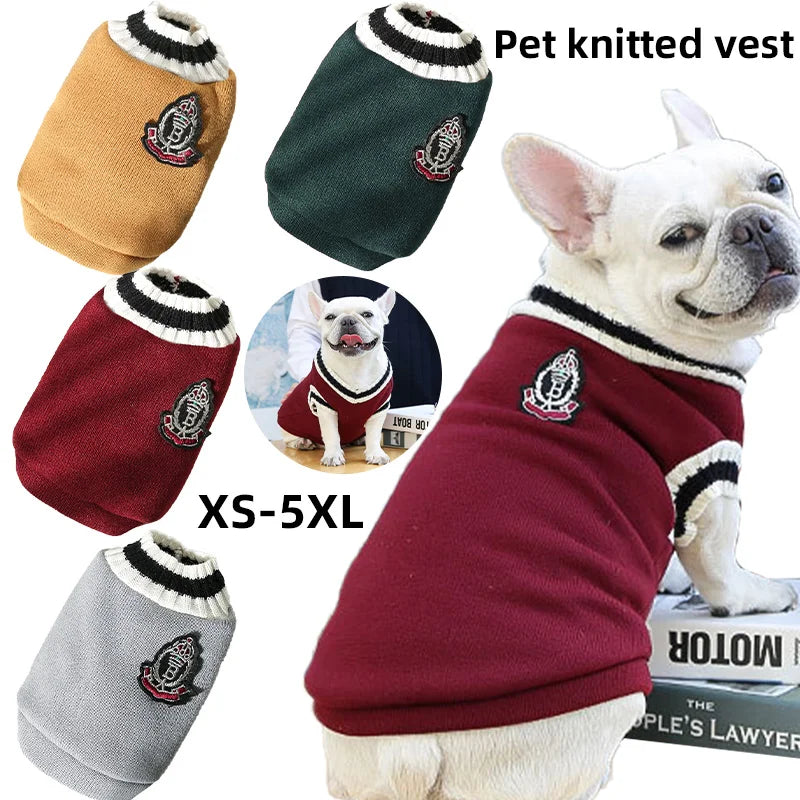 🐶 Cozy Knitted Dog Sweater – Soft &amp; Stylish Winter Pet Outfit - Ditzy Petunia