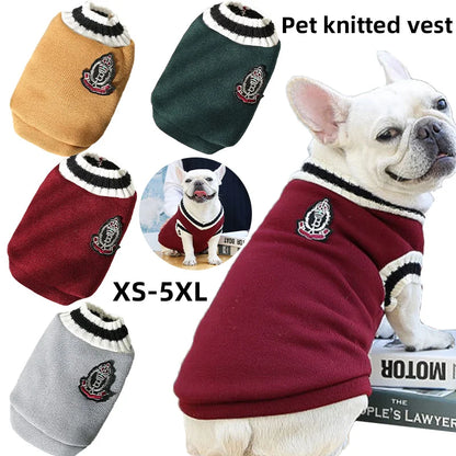 🐶 Cozy Knitted Dog Sweater – Soft & Stylish Winter Pet Outfit
