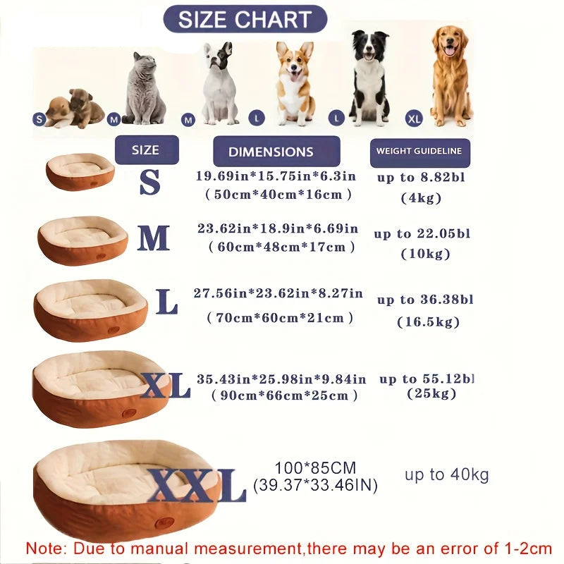 Cozy Breathable Pet Bed – Soft & Durable for Cats and Dogs