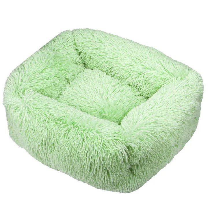 Luxury Plush Dog Bed - Washable Calming Pet Bed for Small, Medium, and Large Dogs Ditzy Petunia