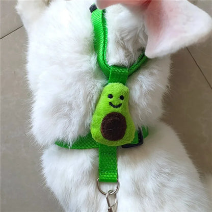 Cute Small Animal Harness & Leash Set – Adorable Fruit-Themed Designs