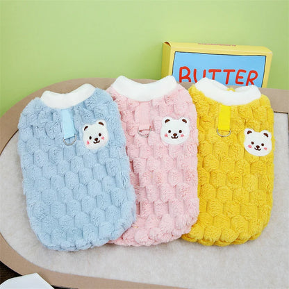 Cute Bear Dog Sweater – Soft & Cozy Knitwear for Small Dogs