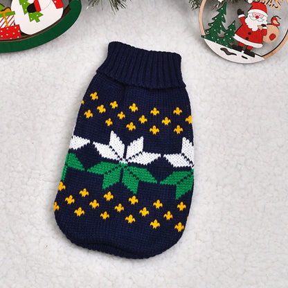 Lovely Pet Cat Sweater - Warm & Stylish Wool Sweater for Cats - Cartoon Design in Multiple Sizes Ditzy Petunia