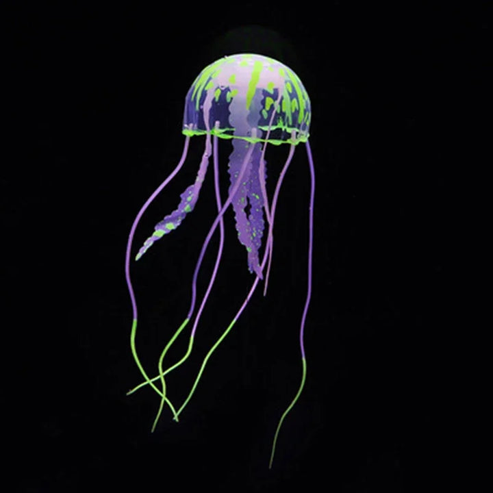 Luminous Artificial Jellyfish – Glow-in-the-Dark Aquarium Decoration for Fish Tanks - Ditzy Petunia