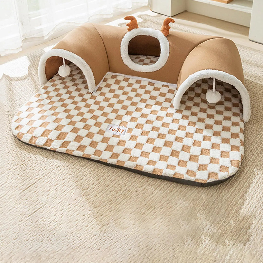 Cat Bed Tunnel – Breathable, Interactive &amp; Cozy