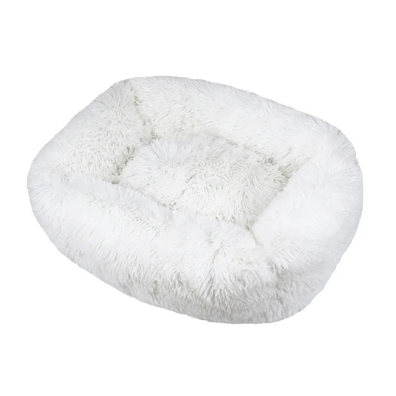 Luxury Plush Dog Bed - Washable Calming Pet Bed for Small, Medium, and Large Dogs Ditzy Petunia