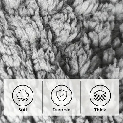 Soft Fiber Dog Bed Mat — Washable Lightweight Sleeping Pad for Dogs