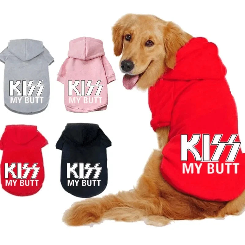 Velvet Warm Dog Sweaters – Hoodies for Large, Medium, and Small Dogs - Ditzy Petunia
