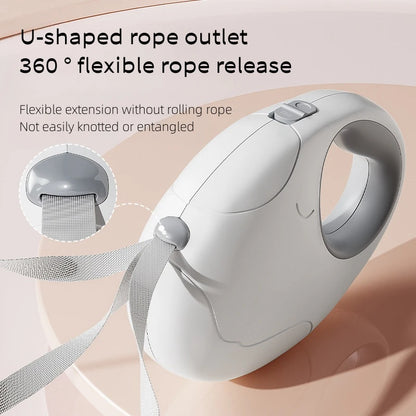 Retractable Nylon Dog Leash – Quick Release Pet Lead for Puppies & Small Dogs