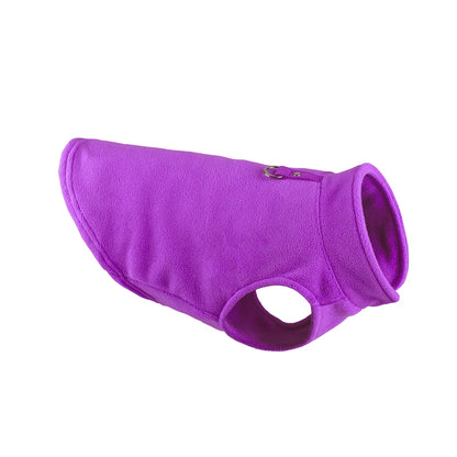 🐶 Cozy Winter Fleece Dog Vest – Warm Jacket for Small Breeds