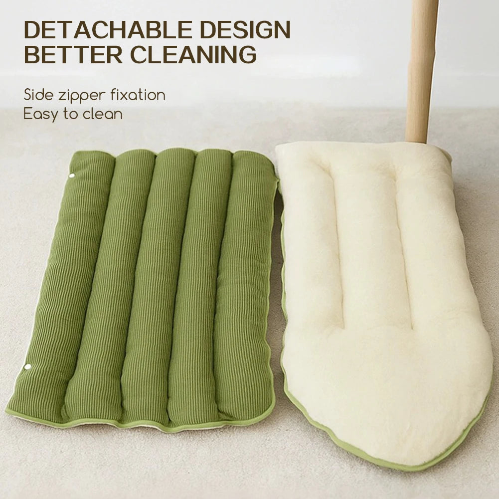 Winter Plush Cat Bed – Cozy Enclosed Cat Cave for Cats &amp; Small Dogs