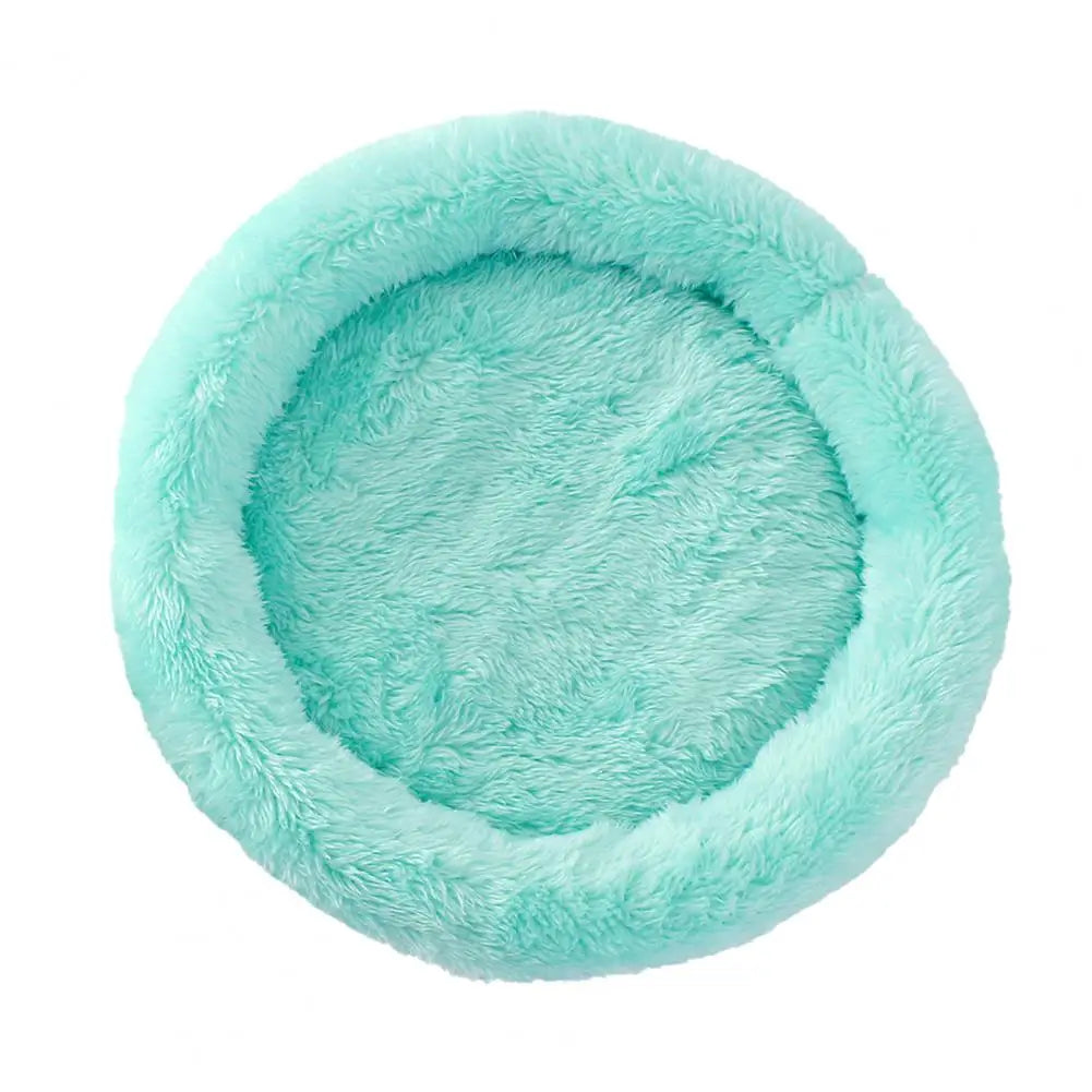 Warm Round Hamster Bed, Flannel Sleeping Nest for Small Pets (Hamster, Rabbit, Chinchilla) - Ditzy Petunia