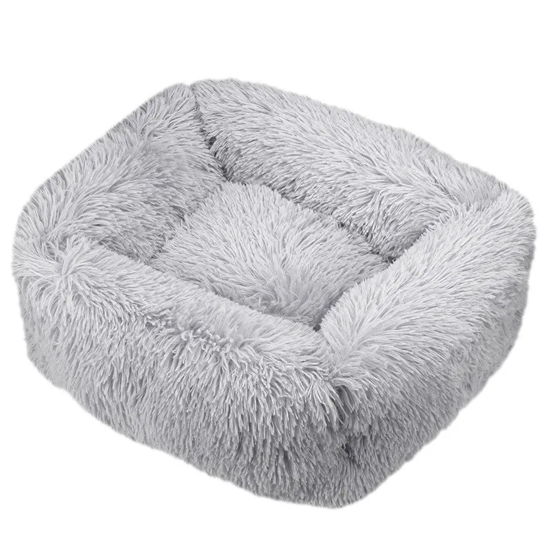 Luxury Plush Dog Bed - Washable Calming Pet Bed : XXL (110x90 cm) - Ditzy Petunia