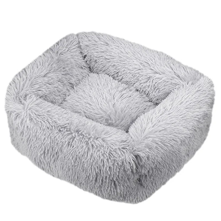 Luxury Plush Dog Bed - Washable Calming Pet Bed for Small, Medium, and Large Dogs Ditzy Petunia