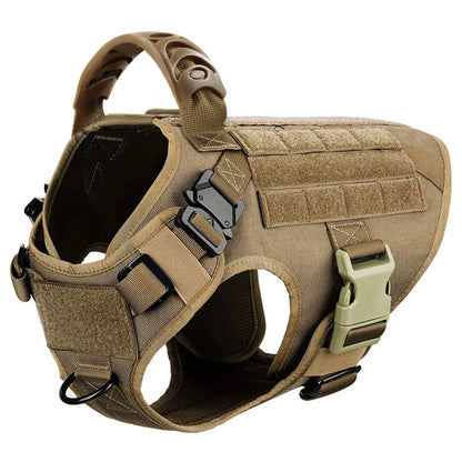 Adjustable Dog Vest Harness – Padded Nylon No-Pull Harness for Adult Dogs