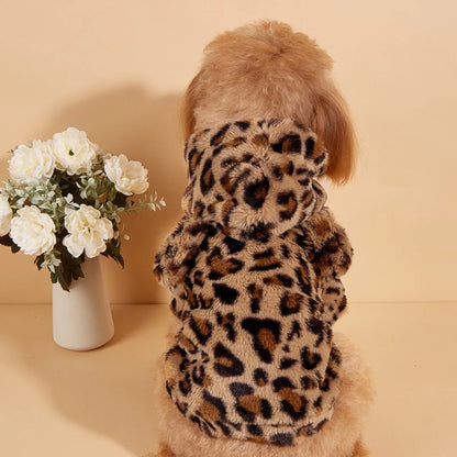 Cozy Fleece Dog Sweater – Cute Winter Pet Pullover for Small & Medium Dogs