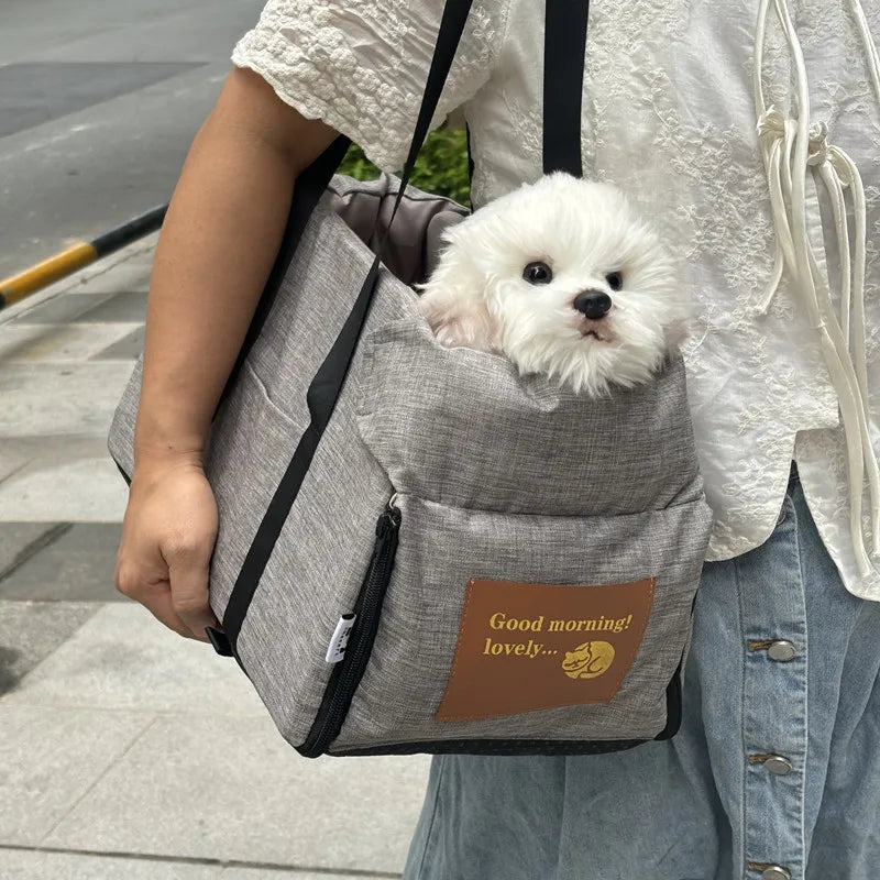 Portable Car Pet Bag – Car Seat Bed for Small Dogs &amp; Cats