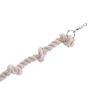 Cotton Rope Bird Climbing Toy with Knots – Natural Stress Relief for Pet Birds