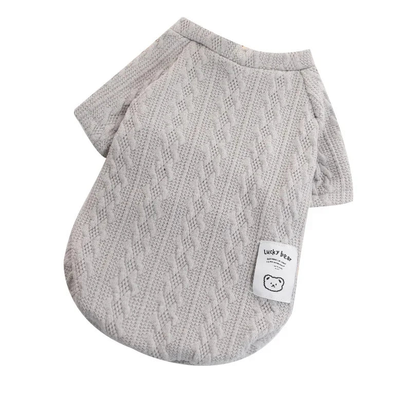 Knitted Dog Sweater - Warm Winter Wear for Small Dogs &amp; Cats | Cozy Wool Pet Apparel - Ditzy Petunia