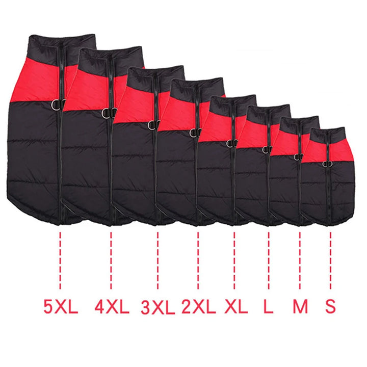 Waterproof Winter Dog Vest for Small and Large Dogs – Warm Pet Jacket for Chihuahua, French Bulldog, Yorkies, and Pugs - Ditzy Petunia