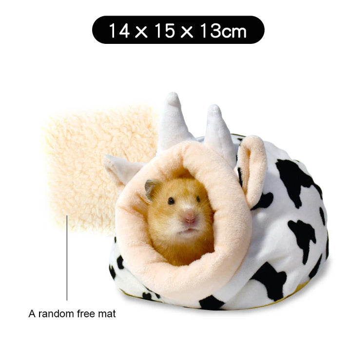 Cozy Fleece Hamster Nest – Soft, Warm &amp; Snuggly Hideout - Ditzy Petunia