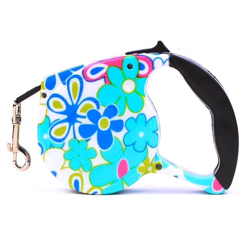 Retractable Dog Leash with Quick Lock – Tangle-Free Tape Lead for Small to Large Dogs