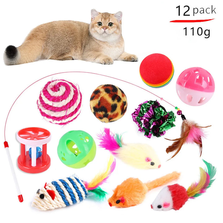 Cat Toy Variety Set – Endless Fun for Curious Cats - Ditzy Petunia