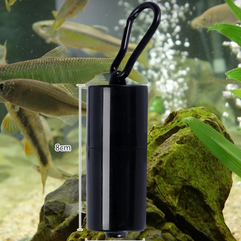 Silent USB Aquarium Air Pump – Mini Oxygenator &amp; Portable Air Compressor for Fish Tanks - Ditzy Petunia