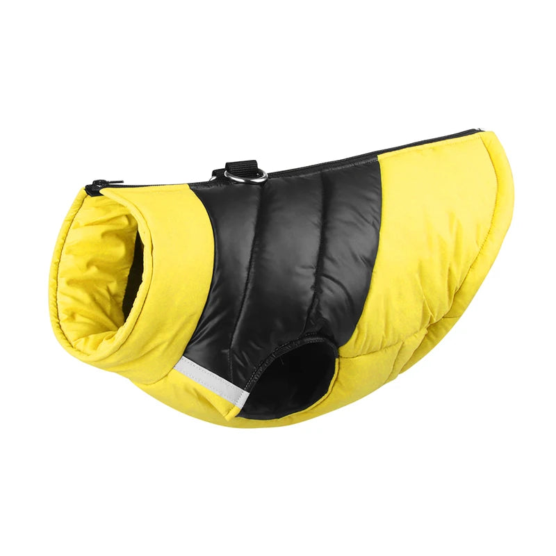 Waterproof Dog Coat – Reflective Winter Jacket for Small &amp; Large Dogs, Poodle, French Bulldog, Labrador, Pug - Ditzy Petunia