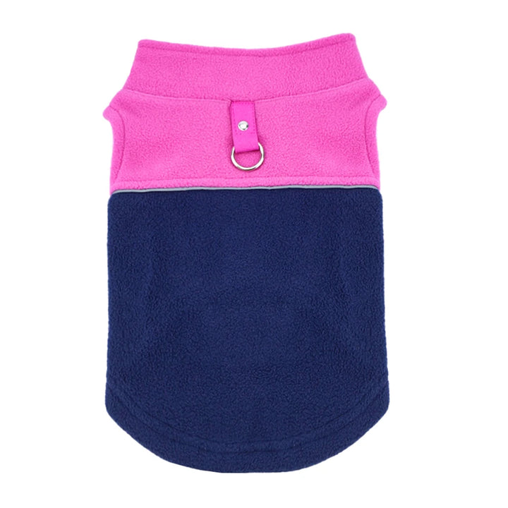 🐶 Cozy Winter Fleece Dog Vest – Warm Jacket for Small Breeds - Ditzy Petunia