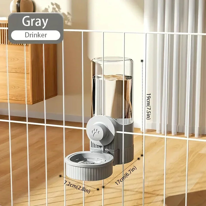 2-in-1 Automatic Pet Feeder and Water Dispenser – Gravity-Based System - Ditzy Petunia
