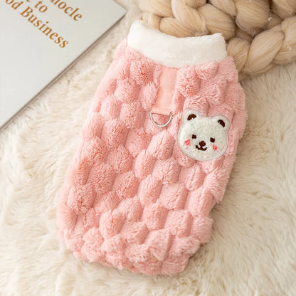Cute Bear Dog Sweater – Soft & Cozy Knitwear for Small Dogs