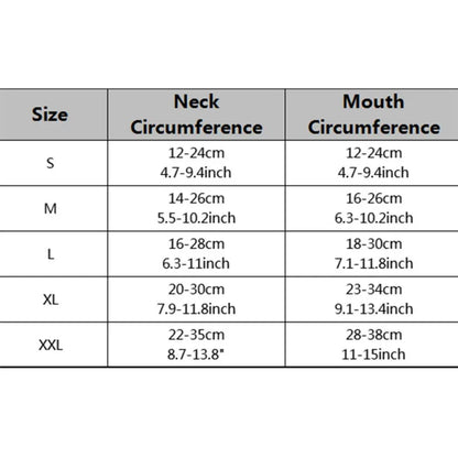 Adjustable Nylon Dog Muzzle – Prevent Biting, Barking & Chewing
