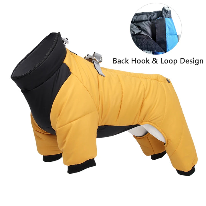 Winter Warm Thicken Dog Jacket for Small Medium Dogs - Waterproof, Windproof, Cozy Coat for Chihuahua, French Bulldog, Pug &amp; More Ditzy Petunia
