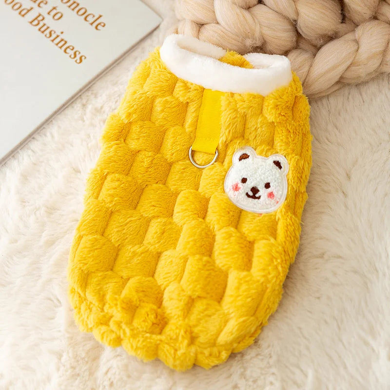 Cute Bear Dog Sweater – Soft & Cozy Knitwear for Small Dogs