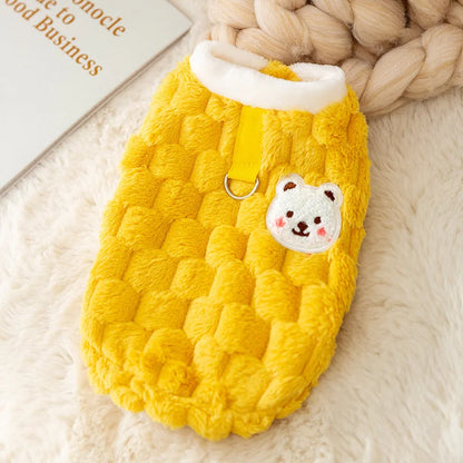 Cute Bear Dog Sweater – Soft & Cozy Knitwear for Small Dogs