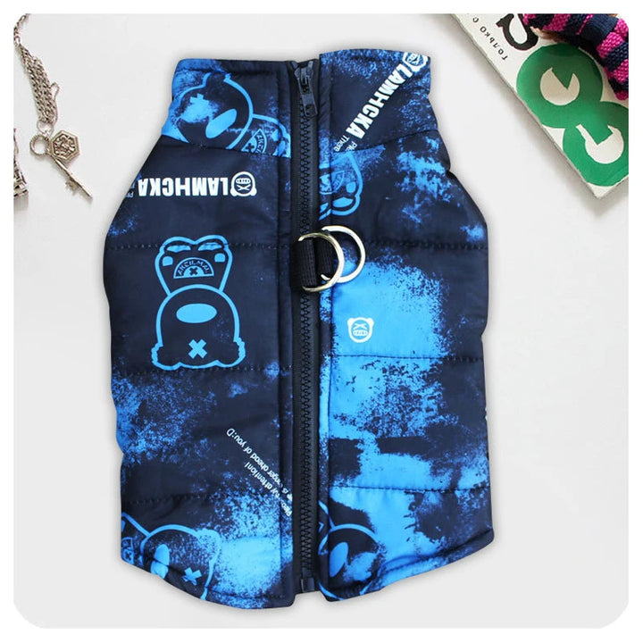 Waterproof Dog Jacket | Warm Winter Coat for Small, Medium, and Large Dogs | Reflective Rainproof Pet Clothes - Ditzy Petunia
