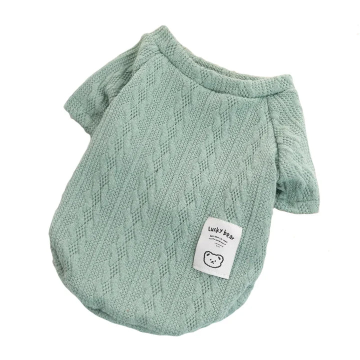 Knitted Dog Sweater - Warm Winter Wear for Small Dogs &amp; Cats | Cozy Wool Pet Apparel - Ditzy Petunia