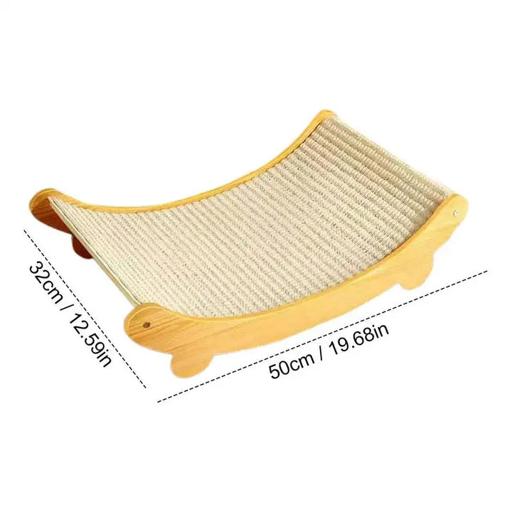 Multi-Functional Sisal Cat Scratcher – Indoor Cat Bed &amp; Scratching Pad