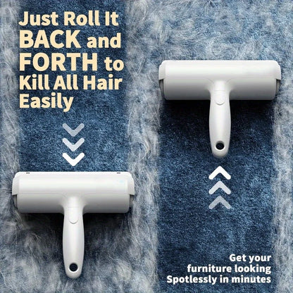 Reusable Pet Hair Removal Roller – Quick & Easy Fur Cleanup
