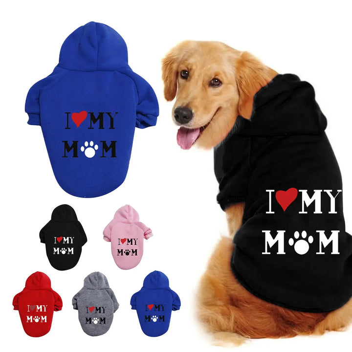 Large and Small Dog Sweaters, Soft Knitted Pet Clothes for Winter Warmth - Ditzy Petunia