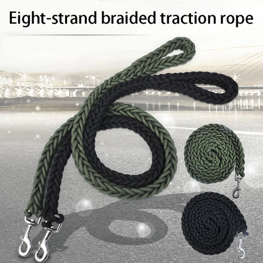 Heavy-Duty Nylon Dog Leash with Quick Release – Durable Rope Lead for Medium & Large Dogs