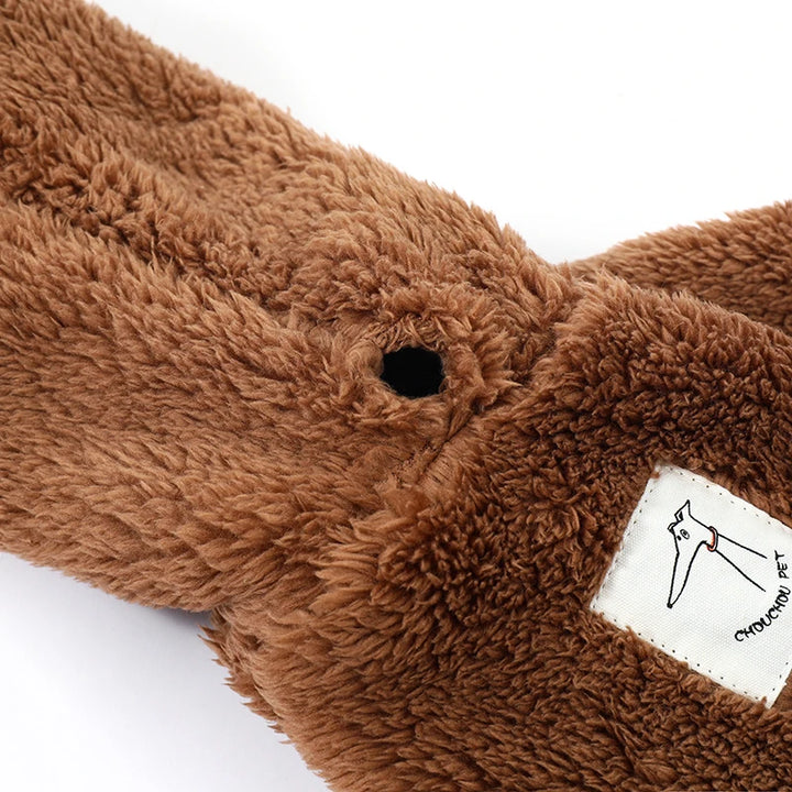 Fleece Dog Onesie - Warm High Neck Winter Coat for Italian Greyhounds, Whippets &amp; Small Dogs - Ditzy Petunia