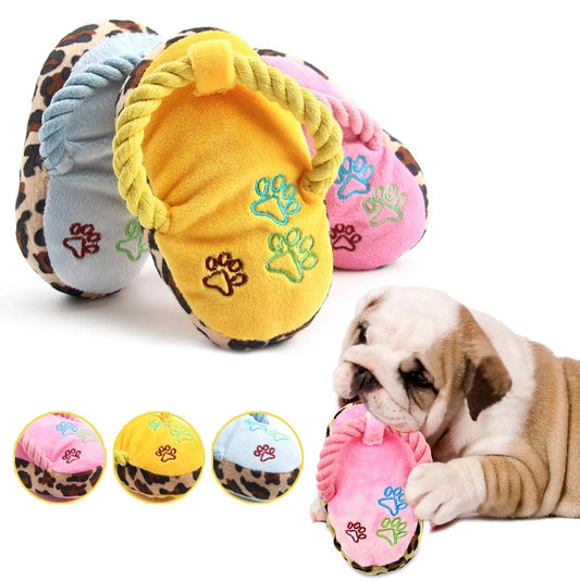 🐶 Soft Plush Squeaky Dog Toy – Cute & Durable Chew Companion