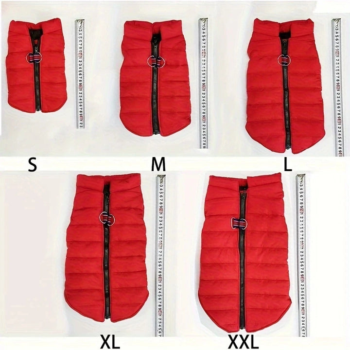 Winter Warm Dog Coat Jacket – Windproof Pet Clothes for Small Dogs and Cats - Ditzy Petunia