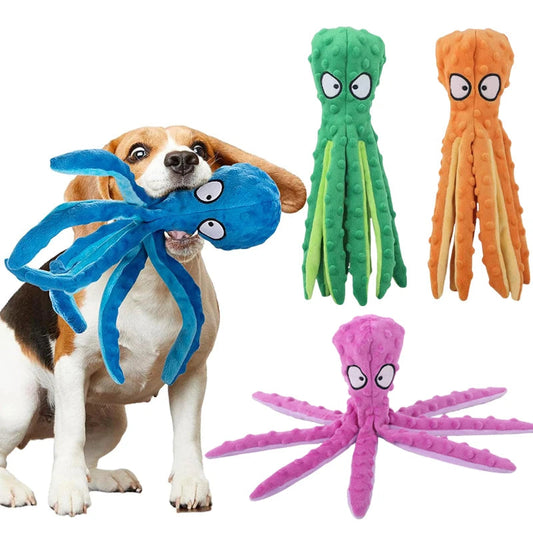Squeaky Octopus Dog Toy – Fun, Durable, and Entertaining