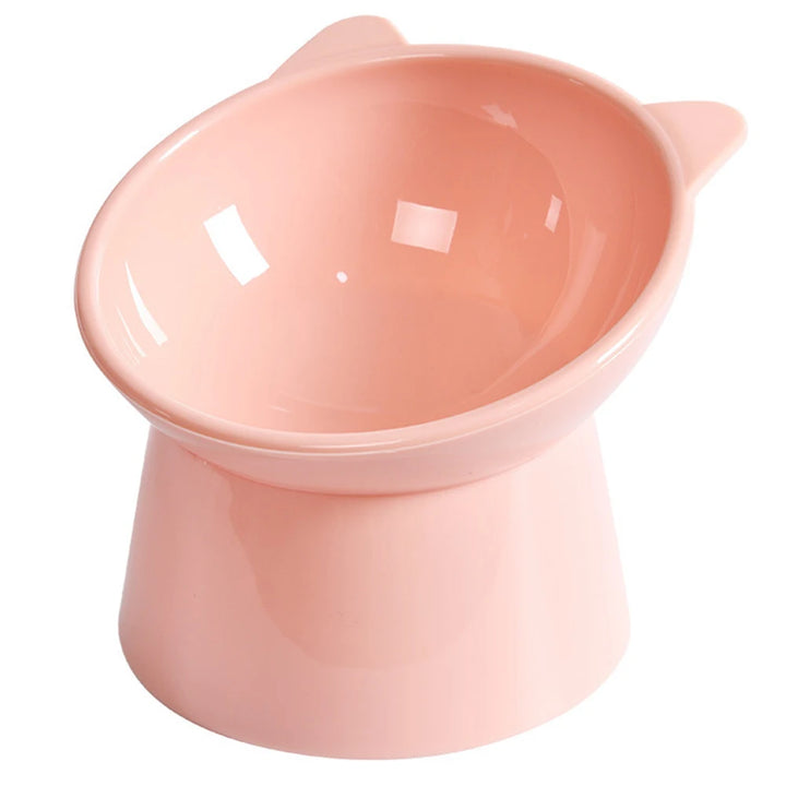 Tilted Cat/Dogs Food Bowl – Ergonomic &amp; Whisker-Friendly Design - Ditzy Petunia