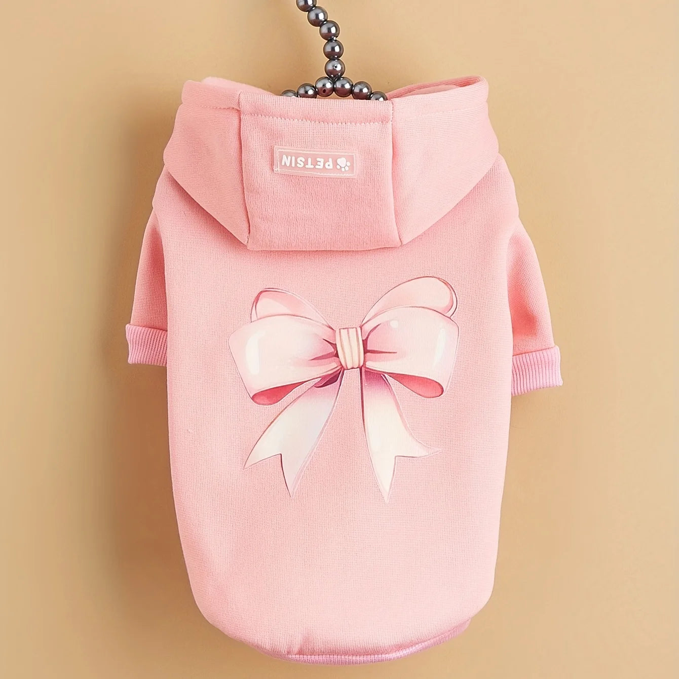 Warm Hooded Sweatshirts for Dogs & Cats – Cozy Velvet Printed Pet Clothes - Ditzy Petunia